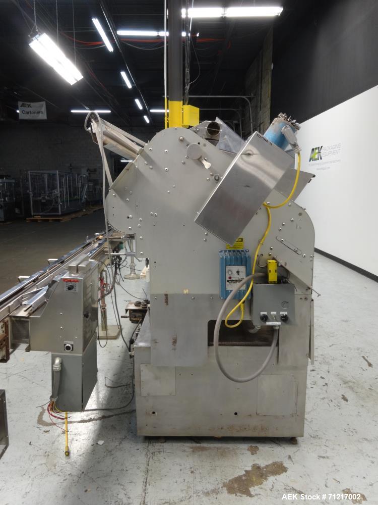 Used Merrill Dual Lane Slat Counter, Model 72-39 AD.