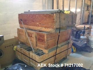 Used Merrill Dual Lane Slat Counter, Model 72-39 AD.