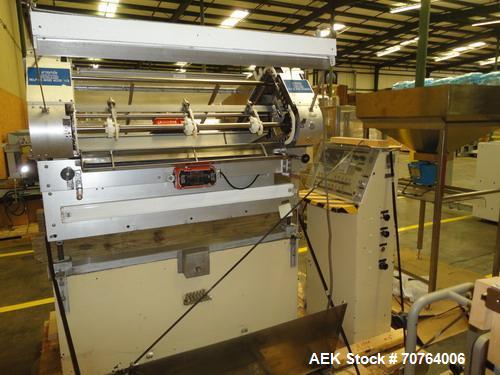 Used- Merrill 72-39A Dual Lane Slat Counter.