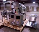 Used Merrill Model 72 39 AH Dual Lane Slat Counter. Has dual screw indexing system, AB PLC controls, pin discharge and dual lane gating conveyor.sn 588