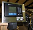 Used Merrill Model 72 39 AH Dual Lane Slat Counter. Has dual screw indexing system, AB PLC controls, pin discharge and dual lane gating conveyor.sn 588
