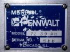 Used Merrill Model 72 39 AH Dual Lane Slat Counter. Has dual screw indexing system, AB PLC controls, pin discharge and dual lane gating conveyor.sn 588