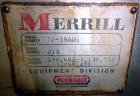 Used- Merrill Model 72-39 ADH Dual Lane Slat Counter