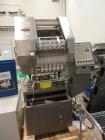 Used King SC6L Tablet or Capsule Slat Counter capable of speeds up to 120 bottles per minute. Has pin indexing. Tablet size range: 3 - 25 mm. Capsule size range: 0 - 5. Container size range: diameter...