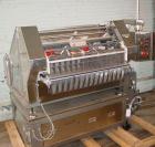 Used Lakso Reformer Slat Counter, Model990 . Capable of speeds up to 240 BPM. Single lane unit with 20' long infeed conveyor with screw feed timing. Has Allen Bradley PLC control, uses 72 slats. All ...
