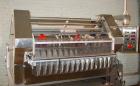 Used Lakso Reformer Slat Counter, Model990 . Capable of speeds up to 240 BPM. Single lane unit with 20' long infeed conveyor with screw feed timing. Has Allen Bradley PLC control, uses 72 slats. All ...