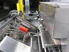 Used Lakso 990 (Model 93) Slat Counter. Is a dual lane unit with dual wormscrew infeed and gating device. Machine is capable of speeds over 300 bottles per minute. Has Lakso 