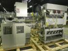 Used Merrill Model 40-39ADH Dual Lane Slat Counter. Machine is rated at up to 300 (100-count bottles per minute). Machine is all stainless steel. Allen Bradley PLC controls. Dual lane screw feed syst...