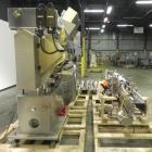 Used Merrill Model 40-39ADH Dual Lane Slat Counter. Machine is rated at up to 300 (100-count bottles per minute). Machine is all stainless steel. Allen Bradley PLC controls. Dual lane screw feed syst...