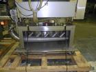 Used Merrill Model 40-39ADH Dual Lane Slat Counter. Machine is rated at up to 300 (100-count bottles per minute). Machine is all stainless steel. Allen Bradley PLC controls. Dual lane screw feed syst...