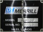 Used Merrill Model 40-39ADH Dual Lane Slat Counter. Machine is rated at up to 300 (100-count bottles per minute). Machine is all stainless steel. Allen Bradley PLC controls. Dual lane screw feed syst...
