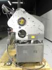 Used Merrill-Pennwalt (IMA) Model 72-16A Slat Counter capable of speeds up to 150 containers per minute. Has pin indexing system with Garvey table top indexing conveyor. Has stand alone stainless ste...