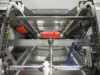 Used Merrill-Pennwalt (IMA) Model 72-16A Slat Counter capable of speeds up to 150 containers per minute. Has pin indexing system with Garvey table top indexing conveyor. Has stand alone stainless ste...