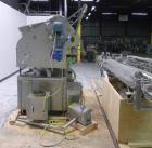 Used Merrill Model 72-39 AH Dual Lane Slat Counter. Machine is capable of speeds up to 300 bottles per minute. Has dual screw indexing system. Has Allen Bradley MicroLogix 1000 PLC controls. Has pin-...