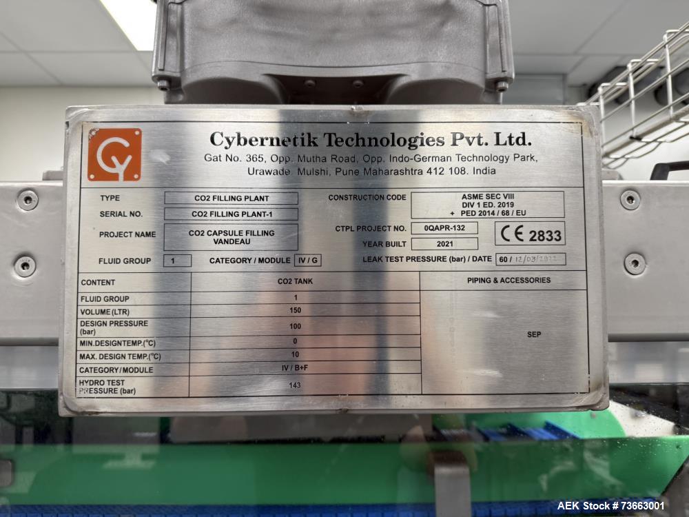 Used CO2 Cartridge Filling Line | Beverage Grade CO2 Cartridge Packaging System