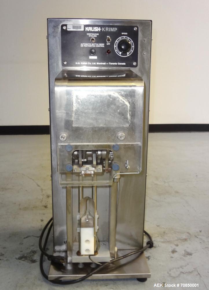 Used Kalish-Krimp 76100 Metal Tube Closer