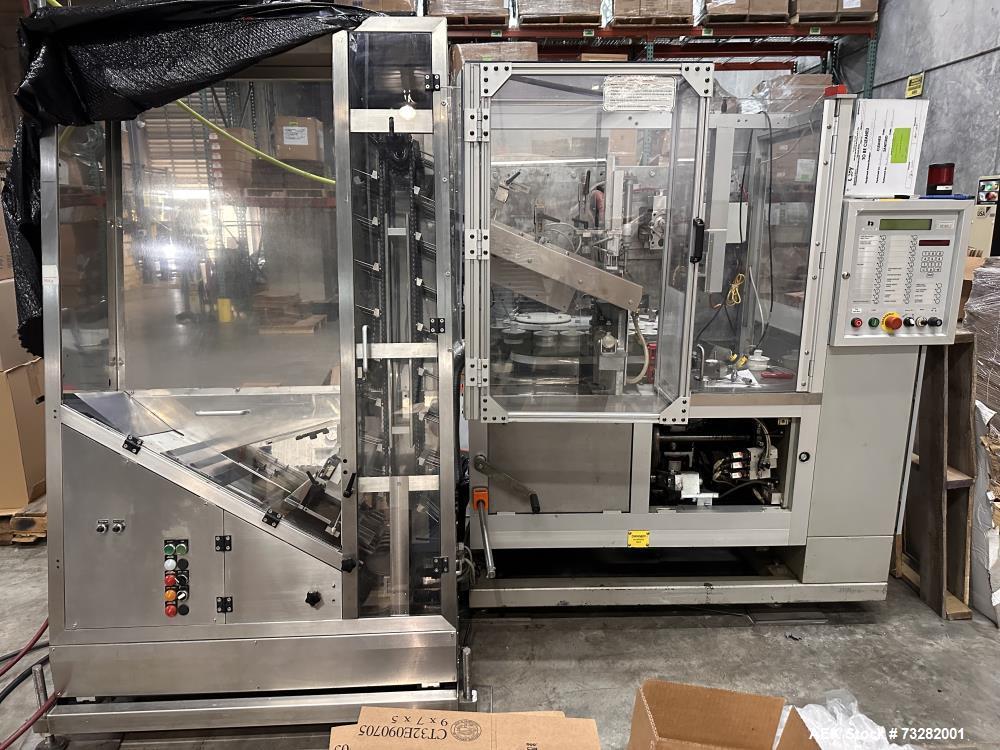 Pre-Owned Norden NM-400HA Tube Filling Machine – 300ml Max, CE Certified  – Hot Air Sealing & #1 Fold Metal Tube Setup