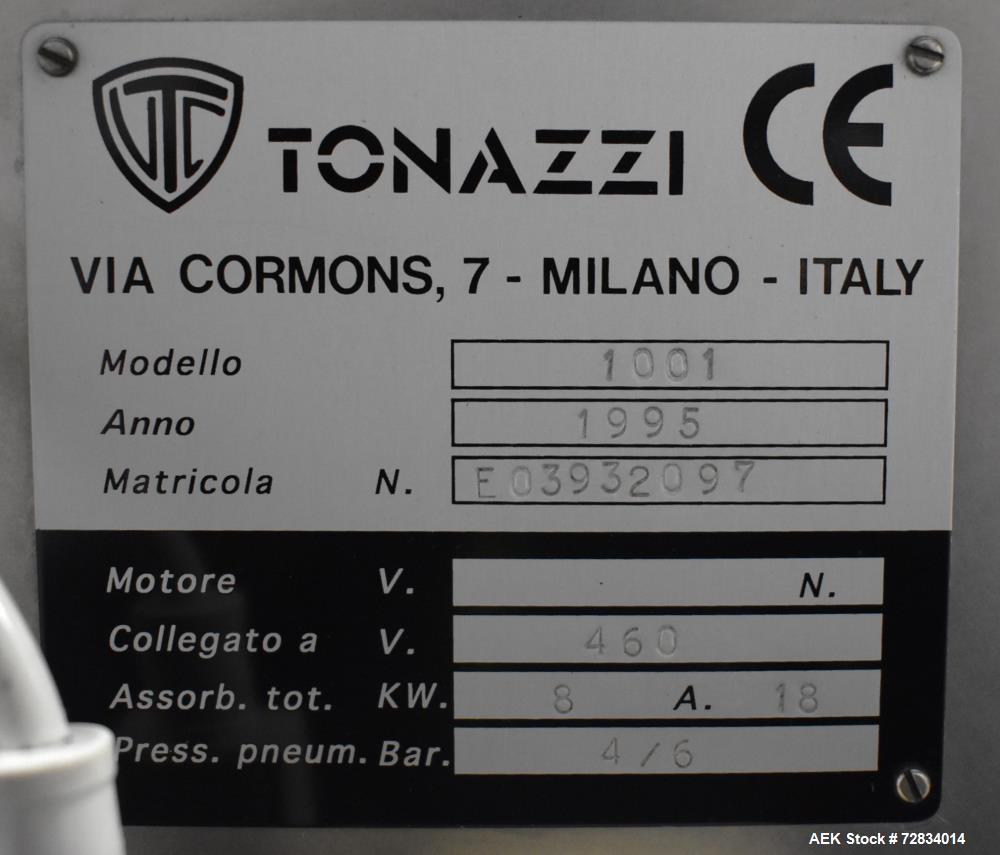 Pre-Owned Tonazzi Colibri Model 1001 Automatic Tube Filler