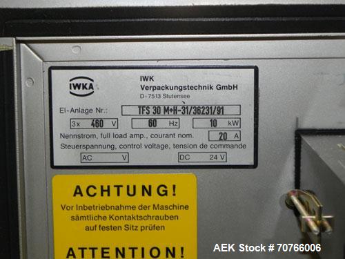 Used IWKA Model TFS-30 Metal Tube Filler