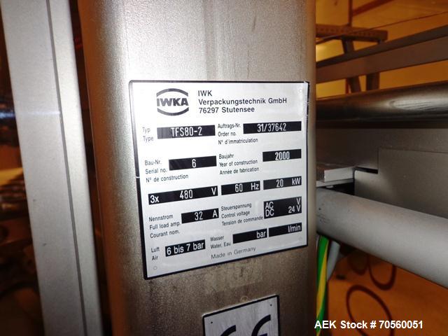 Used IWKA (Oystar) Model TFS80-2 Metal Tube Filler