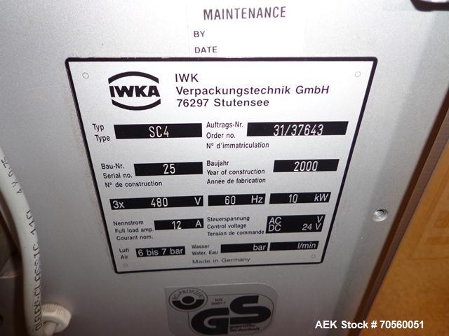 Used IWKA (Oystar) Model TFS80-2 Metal Tube Filler