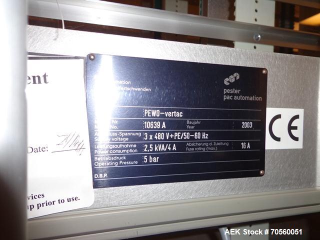 Used IWKA (Oystar) Model TFS80-2 Metal Tube Filler