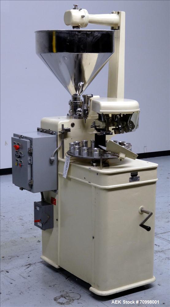Used Kalix Model KX-1414 semi-automatic Metal Tube Filling Machine