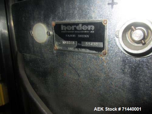 Used- Norden NM1000 Metal Tube Filler. Cassette tube infeed. Registration.
