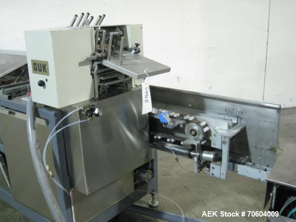 Used Norden NM2000 Metal Tube Filling Line with integrated Norden NP2000 cartoner.  Consists of NM2000 tube filler capable of speeds up to 200 tubes per minute.  Has a tube size range: diameter 10 mm...
