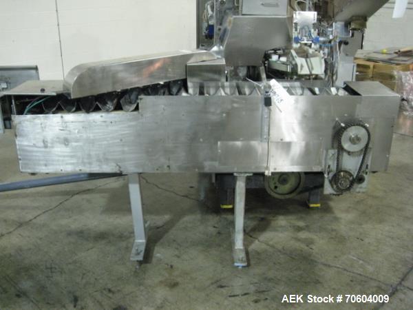 Used Norden NM2000 Metal Tube Filling Line with integrated Norden NP2000 cartoner.  Consists of NM2000 tube filler capable of speeds up to 200 tubes per minute.  Has a tube size range: diameter 10 mm...