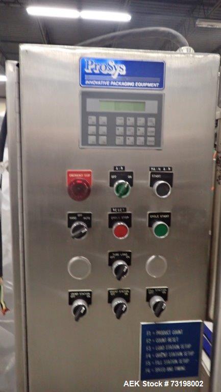 Used Prosys LVF-RT70-C Automatic Metal Tube Filler – 2" Tube Diameter