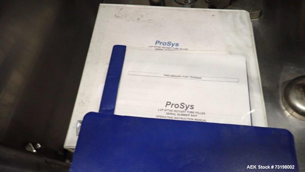 Used Prosys LVF-RT70-C Automatic Metal Tube Filler – 2" Tube Diameter