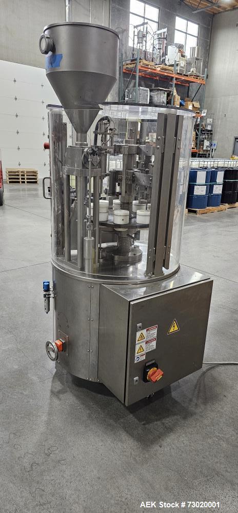 Used-Gustav Obermyer TU25 M Metal Tube Filler. Capable of speeds up to 40 Tubes per minute (depending on fill size and appli...