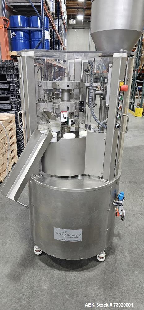 Used-Gustav Obermyer TU25 M Metal Tube Filler. Capable of speeds up to 40 Tubes per minute (depending on fill size and appli...