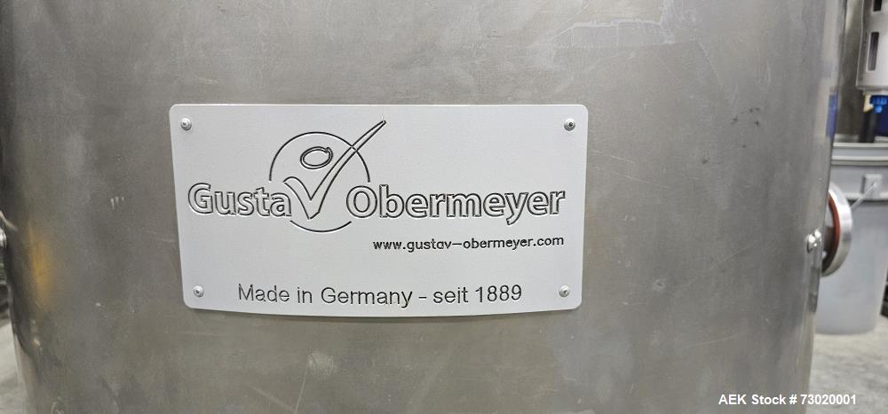 Used-Gustav Obermyer TU25 M Metal Tube Filler. Capable of speeds up to 40 Tubes per minute (depending on fill size and appli...