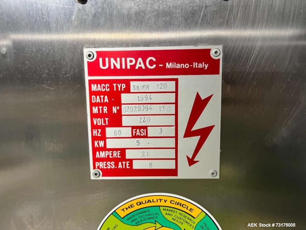 Unipac Model Silver 120 Plastic Plastic/Laminate Tube Filler.