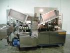 Used Norden NM2000 Metal Tube Filling Line with integrated Norden NP2000 cartoner.  Consists of NM2000 tube filler capable of speeds up to 200 tubes per minute.  Has a tube size range: diameter 10 mm...
