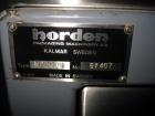 Used Norden NM2000 Metal Tube Filling Line with integrated Norden NP2000 cartoner.  Consists of NM2000 tube filler capable of speeds up to 200 tubes per minute.  Has a tube size range: diameter 10 mm...