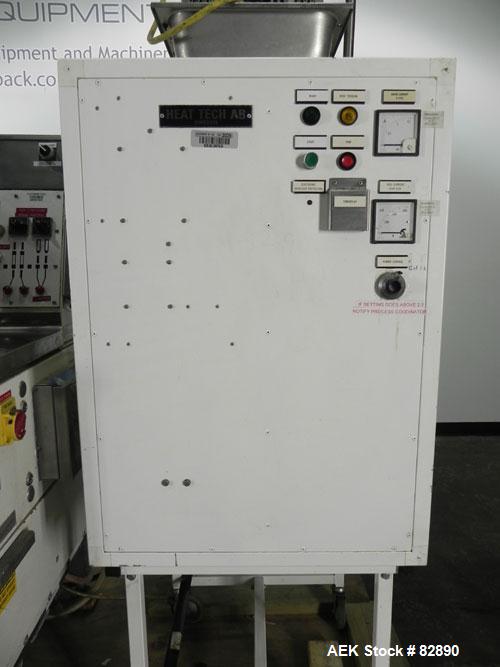 Used Arenco Model AM2000 Twin Piston Laminate Tube Filler. Currently equipped with high frequency sealer. Tubes are fed automatically through a dual tube magazine. Stations include tube cleaning, tub...