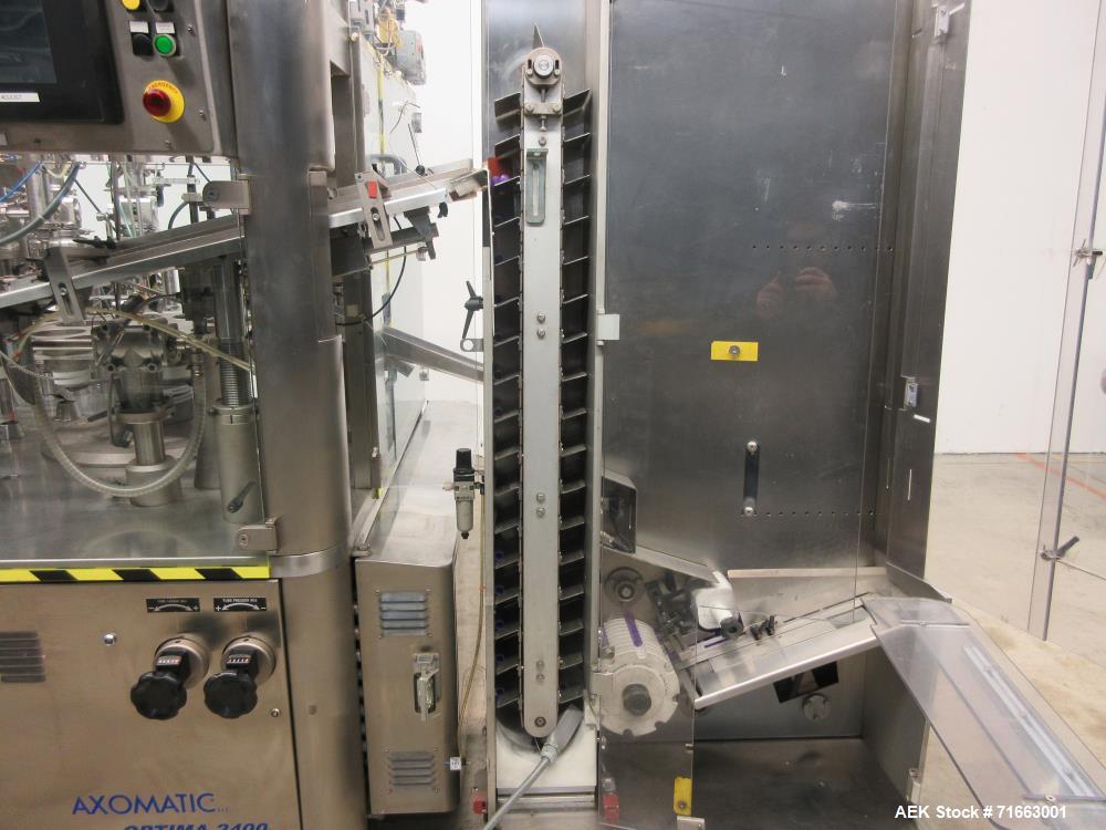Used Axomatic Tube Filler – 200 Tubes Per Minute, Hot Air Sealer