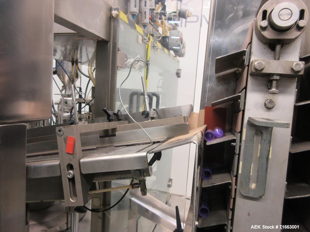 Used Axomatic Tube Filler – 200 Tubes Per Minute, Hot Air Sealer