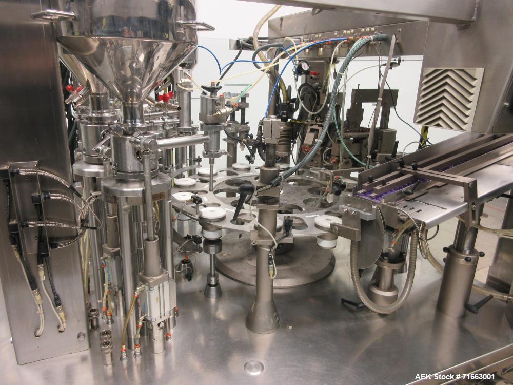 Used Axomatic Tube Filler – 200 Tubes Per Minute, Hot Air Sealer
