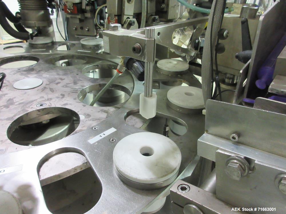 Used Axomatic Tube Filler – 200 Tubes Per Minute, Hot Air Sealer