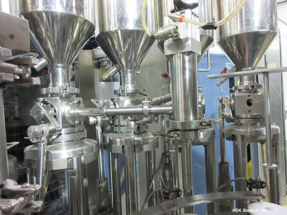 Used Axomatic Tube Filler – 200 Tubes Per Minute, Hot Air Sealer