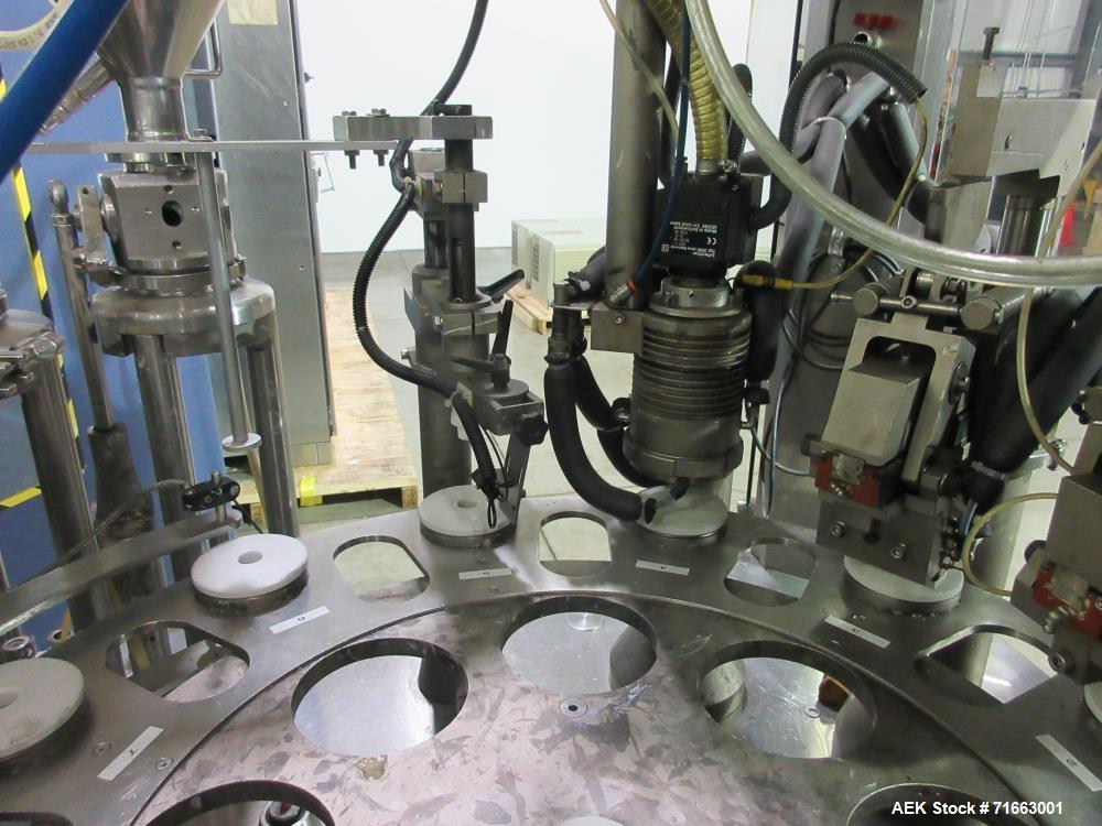 Used Axomatic Tube Filler – 200 Tubes Per Minute, Hot Air Sealer