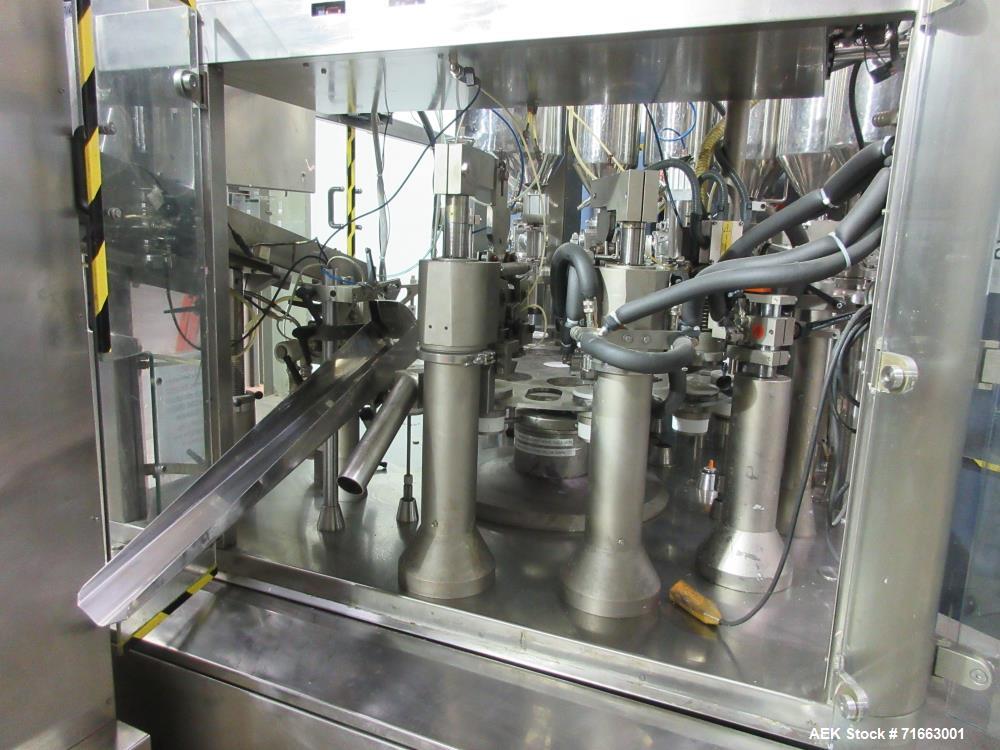 Used Axomatic Tube Filler – 200 Tubes Per Minute, Hot Air Sealer