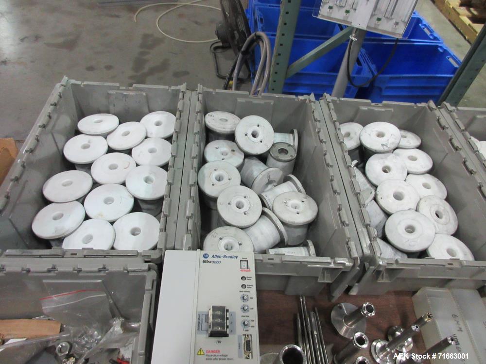 Used Axomatic Tube Filler – 200 Tubes Per Minute, Hot Air Sealer