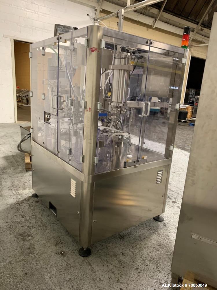 Used IMA Comadis C1090 Tube Filler with Gama Automation Sorters – Twin Head, 80 TPM, 2.5 mL Fill, Built 2016