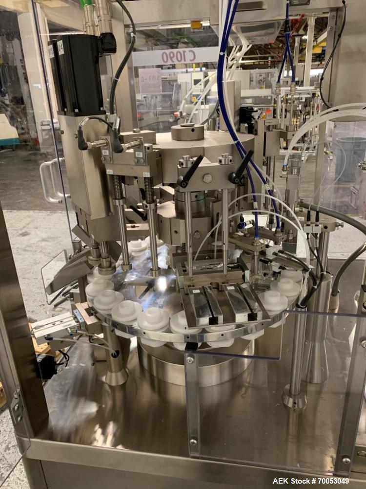 Used IMA Comadis C1090 Tube Filler with Gama Automation Sorters – Twin Head, 80 TPM, 2.5 mL Fill, Built 2016