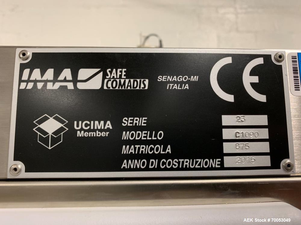 Used IMA Comadis C1090 Tube Filler with Gama Automation Sorters – Twin Head, 80 TPM, 2.5 mL Fill, Built 2016